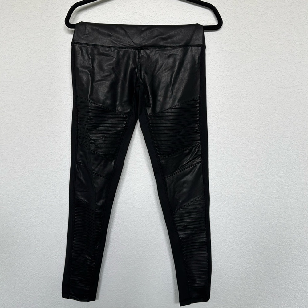 Faux Moto Leather Leggings